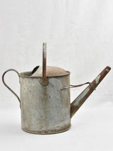 Antique zinc watering can - 2 handles