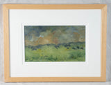 Derrière les collines, lumière 12½ x 16½""