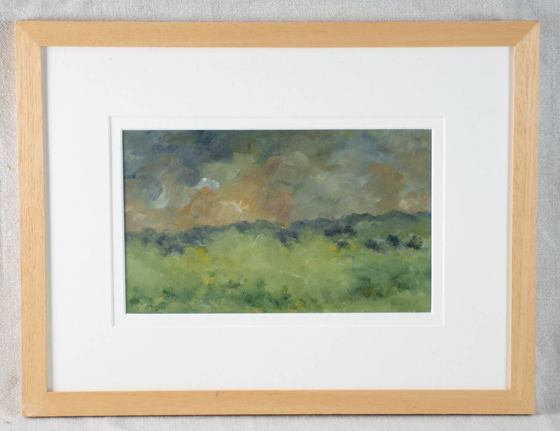Derrière les collines, lumière 12½ x 16½""