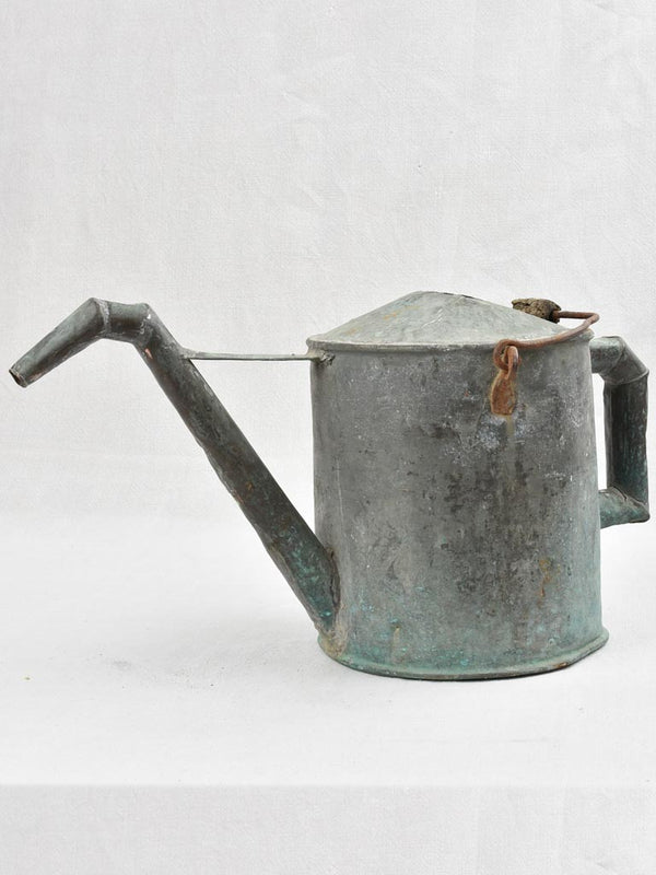 Watering can pointed beak - blue patina