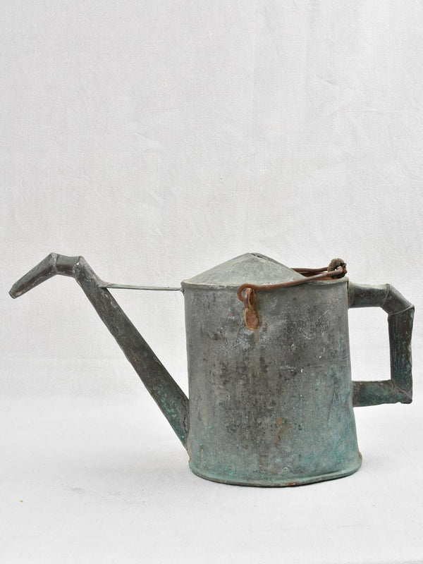 Watering can pointed beak - blue patina