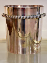 Vintage French ice bucket – silver