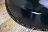 Pair of classic 1940's industrial light fittings - black (2 pairs available) 15"