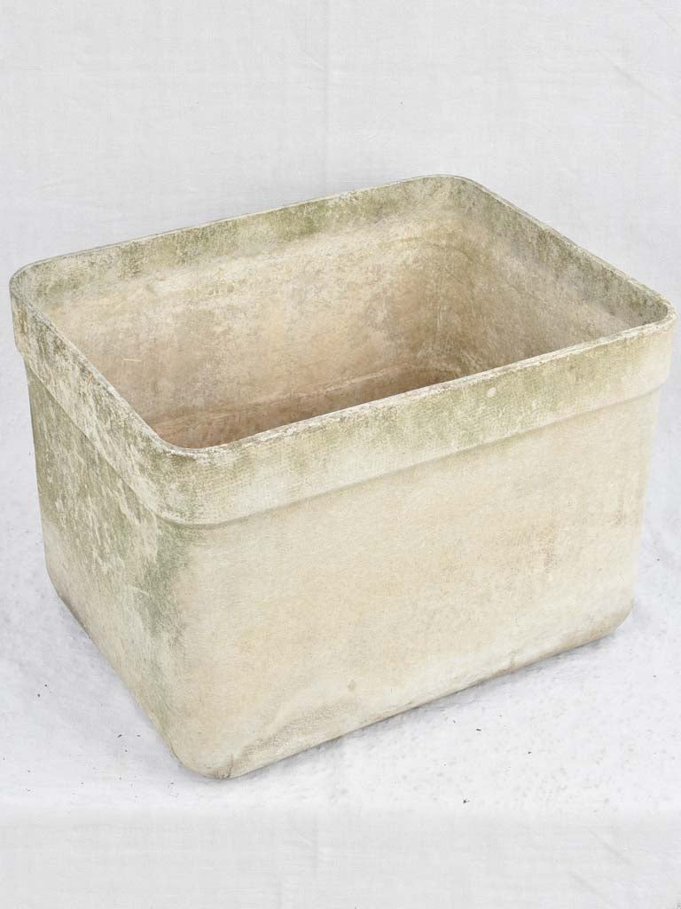 Set of 3 large rectangular Willy Guhl planters 19"