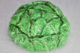 RESERVED Early twentieth century French Barbotine cabbage 11½"