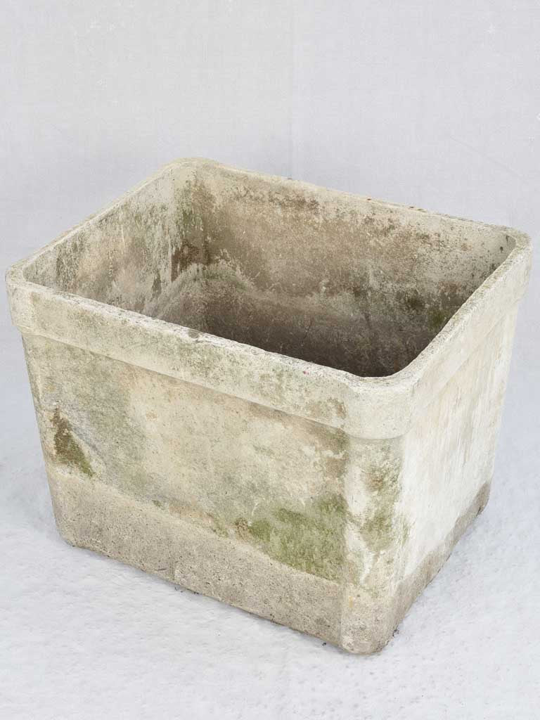 Large square Willy Guhl planter 20¾"