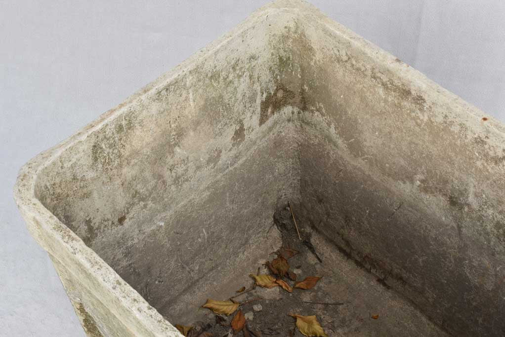 Large square Willy Guhl planter 20¾"