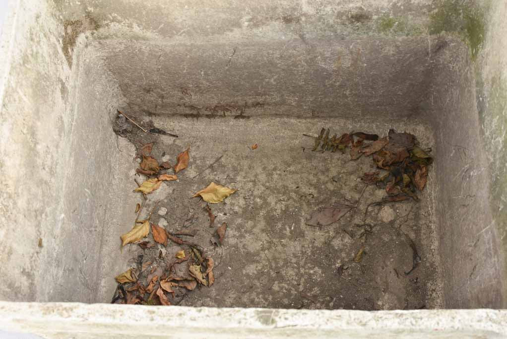 Large square Willy Guhl planter 20¾"