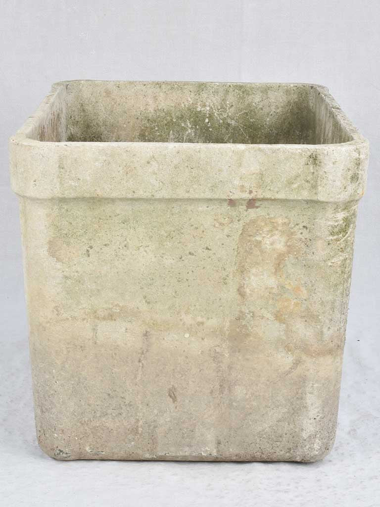 Large square Willy Guhl planter 20¾"
