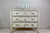 19th Century three door commode with crackled paint finish 43¾"