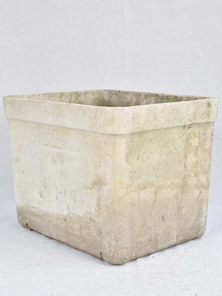 Large square Willy Guhl planter 20¾"
