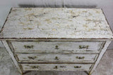 19th Century three door commode with crackled paint finish 43¾"