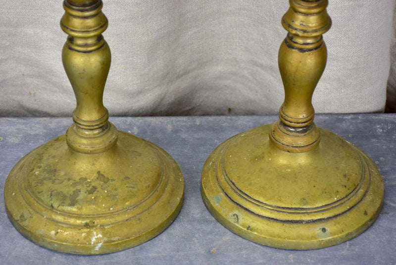 Pair of antique French candlesticks