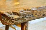 Antique French farm table / side table