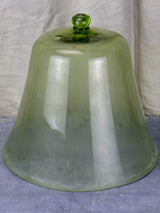 Antique French garden cloche - hand blown glass bell