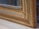 Mirror, small gilt Louis Philippe, 19th-century
