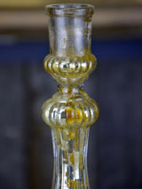 Pair of 19th Century mercury glass candlesticks