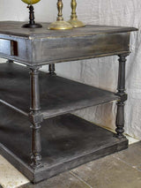 Antique French shop table / drapery table