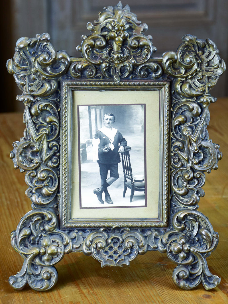 Pair of antique French Napoleon III photo frames