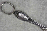 19th Century French grape scissors with monogram silver
