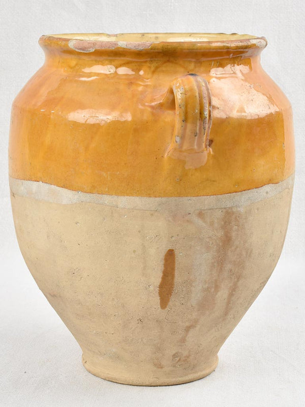 Large antique French confit pot 12¼"