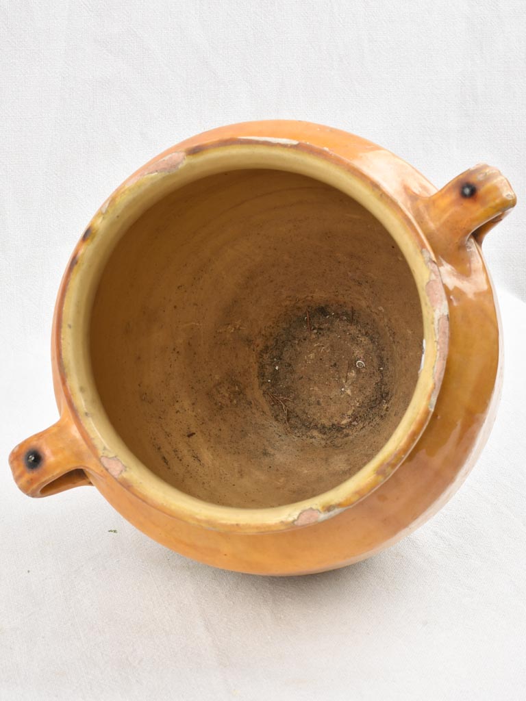 Large antique French confit pot 12¼"