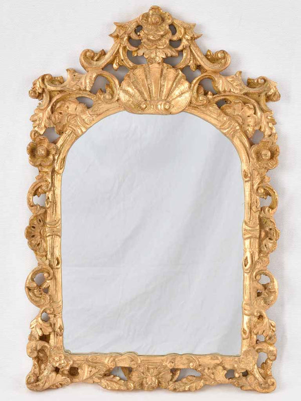 Small Louis XV style mirror 22¾" x 15"