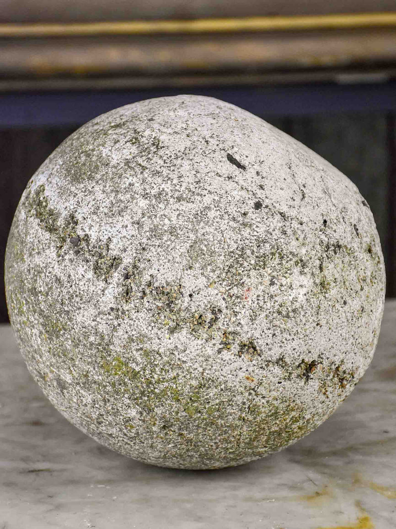 Vintage French round stone