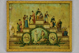 Satirical 19th century French lithograph - the life of a woman 13½" x 17¼"