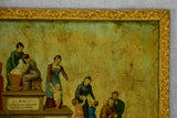 Satirical 19th century French lithograph - the life of a woman 13½" x 17¼"