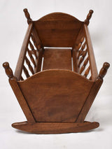 Classic 19th-century children's cradle