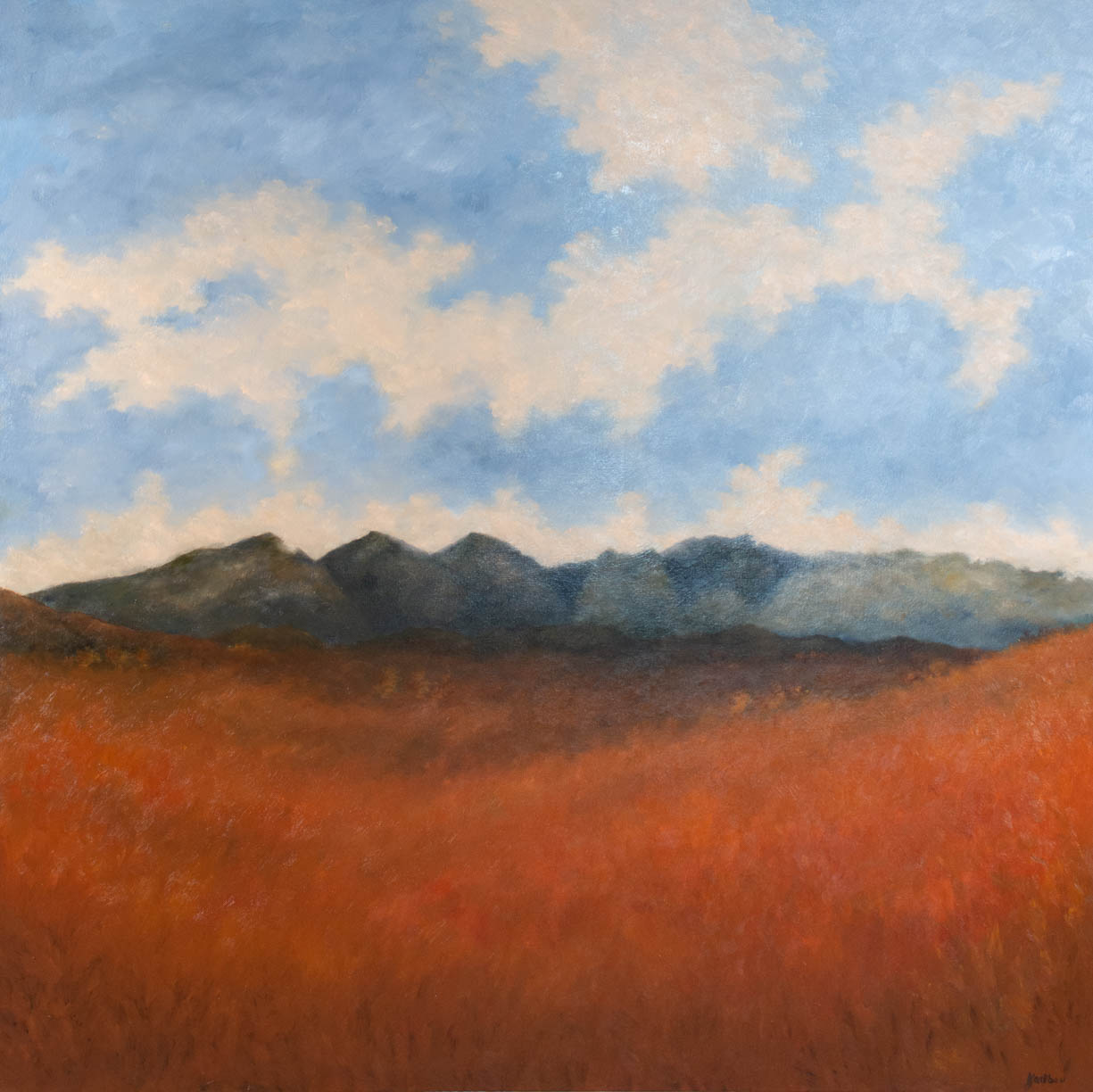 Retro, Provencal red herb-themed artwork