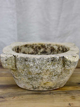 Antique French stone mortar