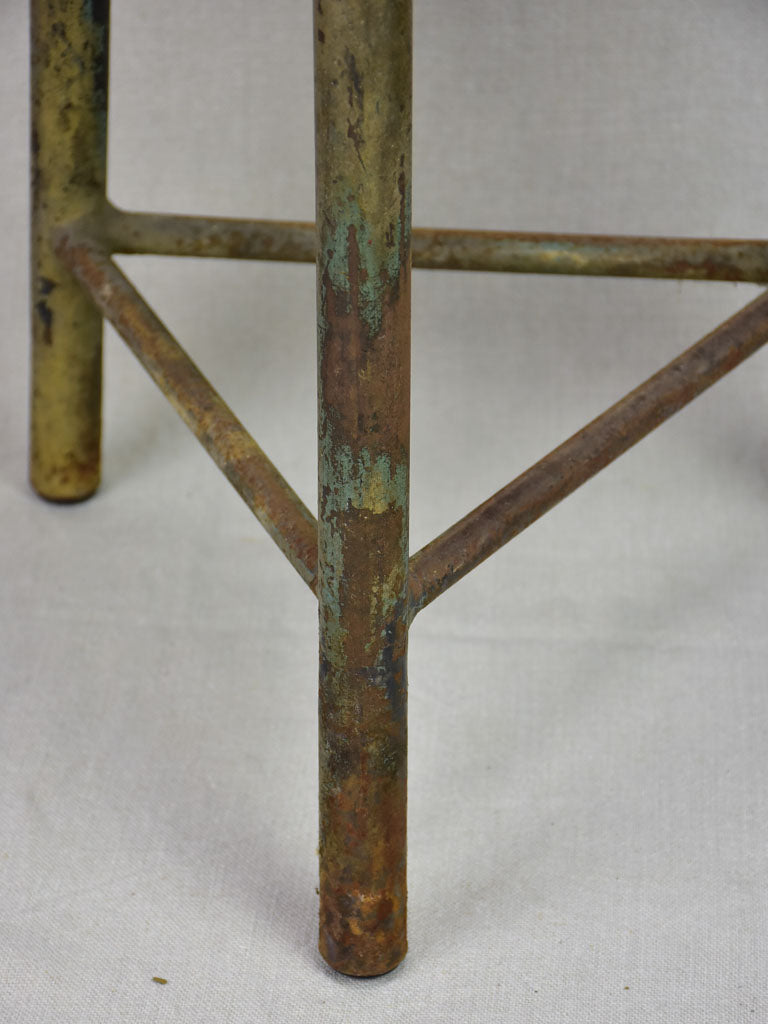 Rustic mid century stool from an atelier