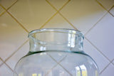 Collection of three very large vintage glass jars