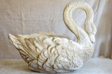 Vintage French swan garden planter