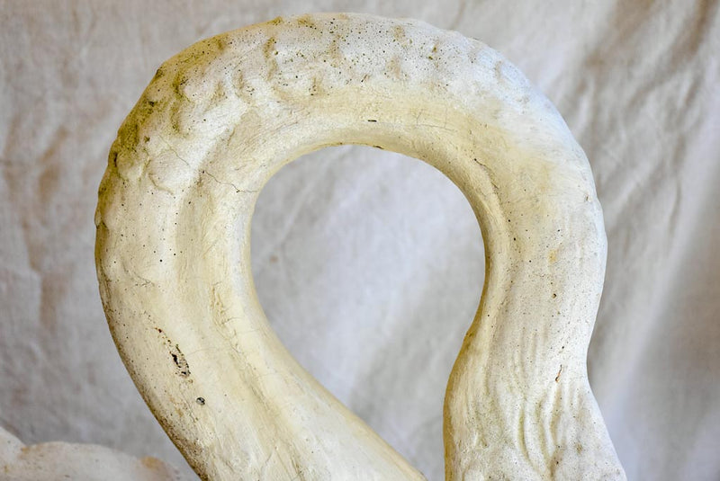Vintage French swan garden planter