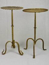 Vintage martini table with rippled edge
