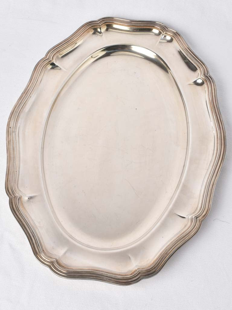 Late 19th Century Silver Serving Platters