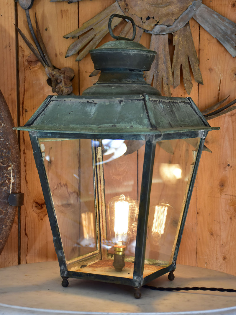Antique French lantern - Leon Luchaire Paris