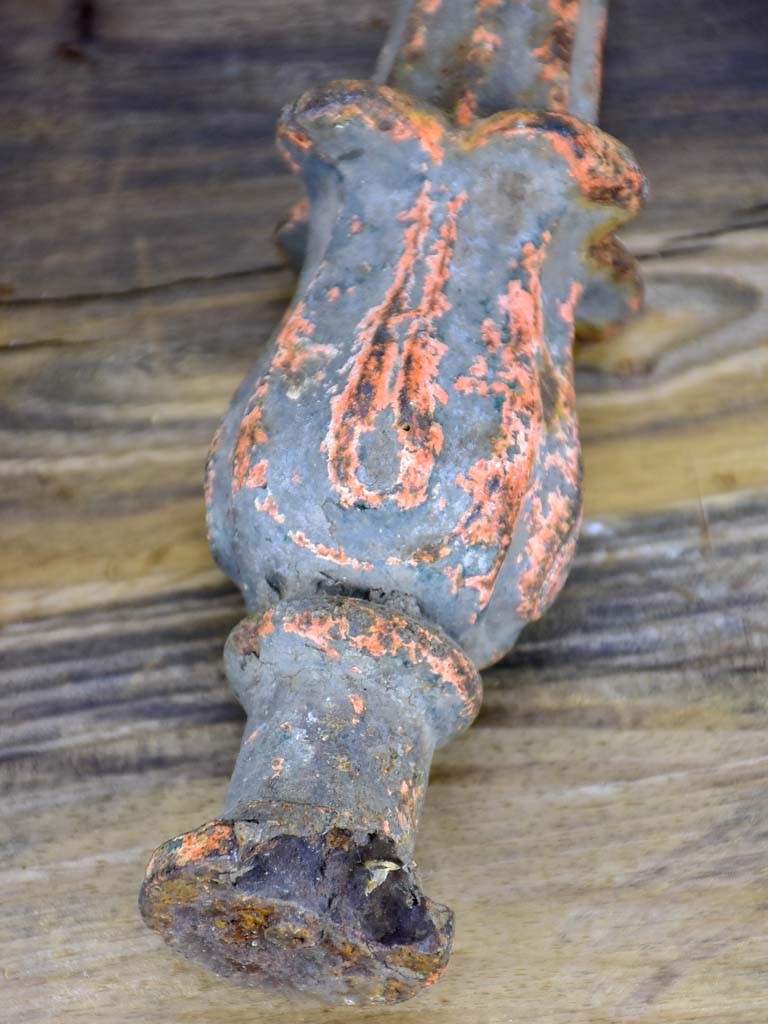 Pair of 19th Century French fence points - cast iron