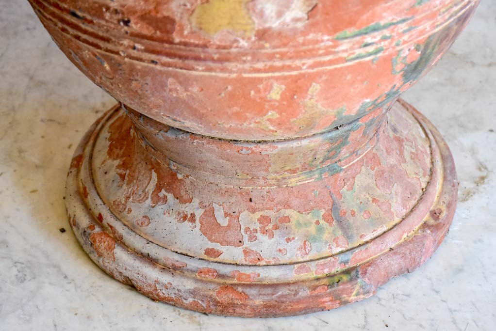 Small 19th Century Boisset Anduze urn - flame glazed