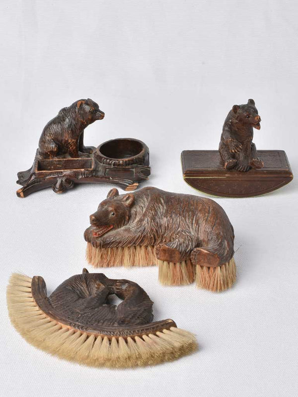 Collection of office accessories - Black Forest bears