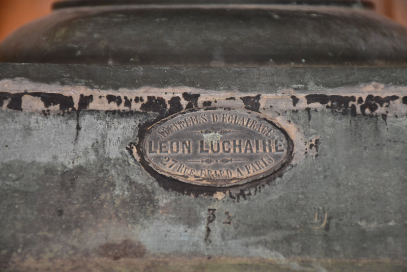 Antique French lantern - Leon Luchaire Paris