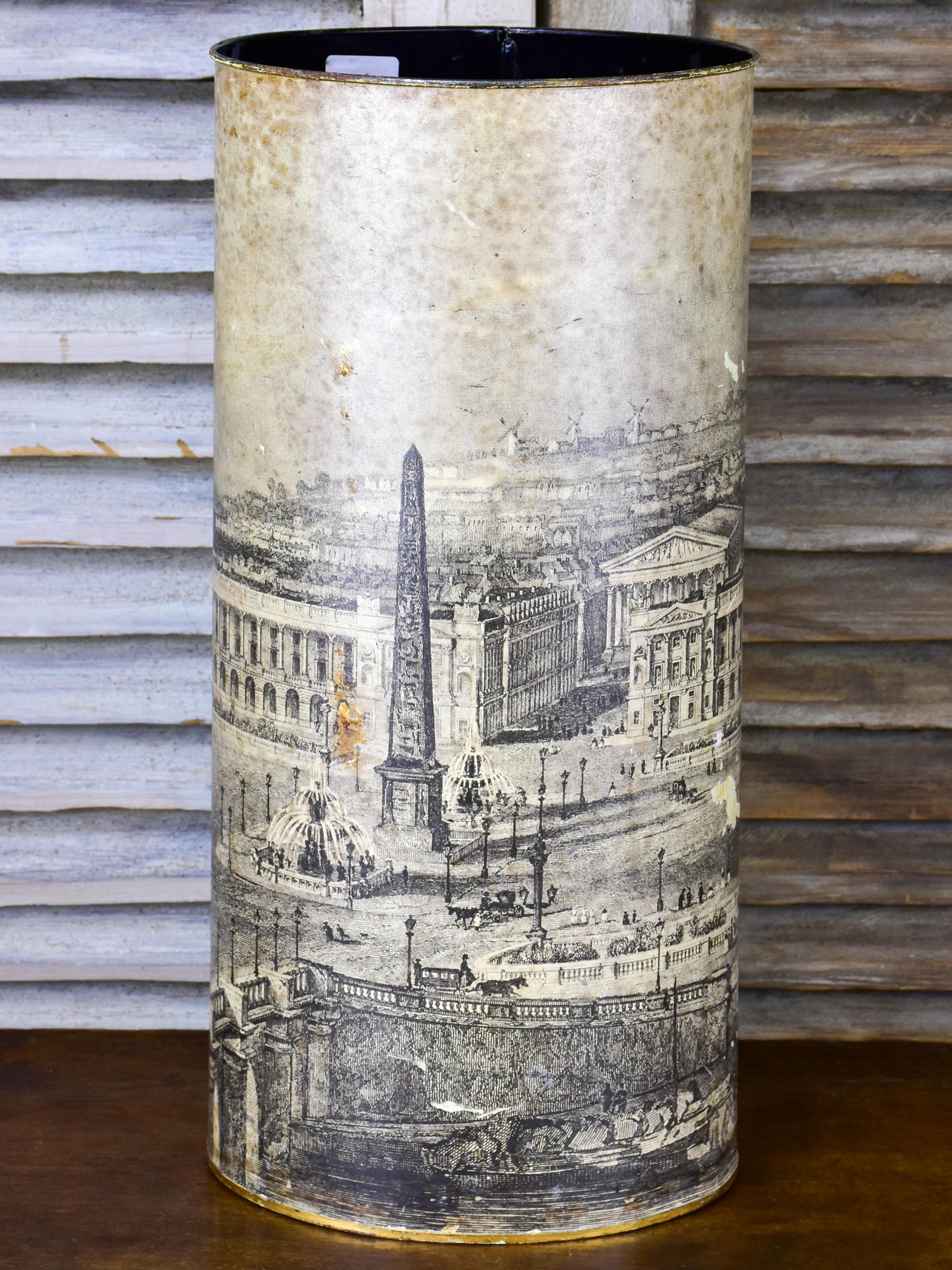 Vintage French umbrella stand