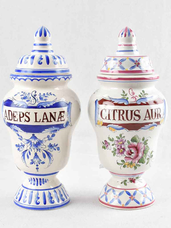 Twentieth century Sylvena earthenware jars