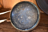 Antique French watering can with aqua patina