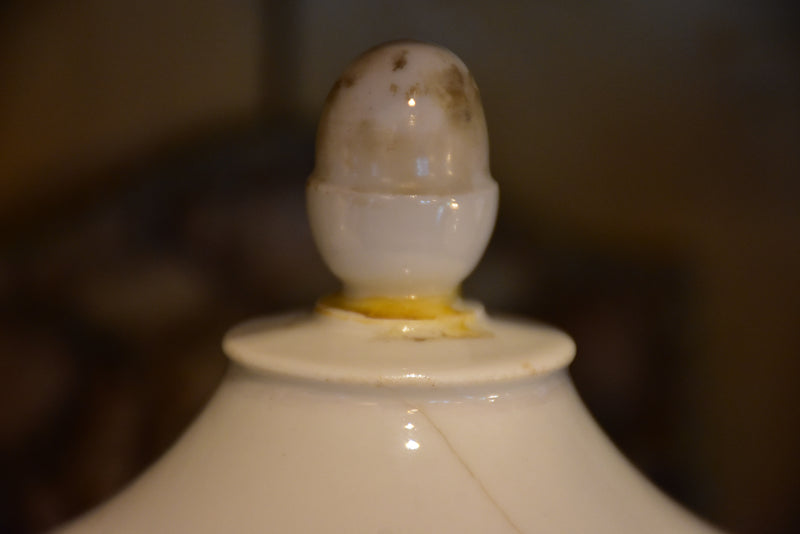 Collection of 6 antique French apothecary jars