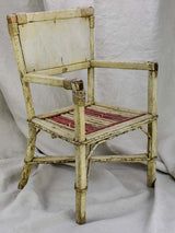 Antique French child's armchair