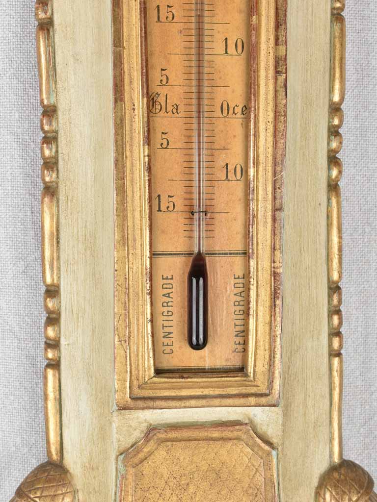 Barometer, Louis XVI-style, 19th-century 38½"